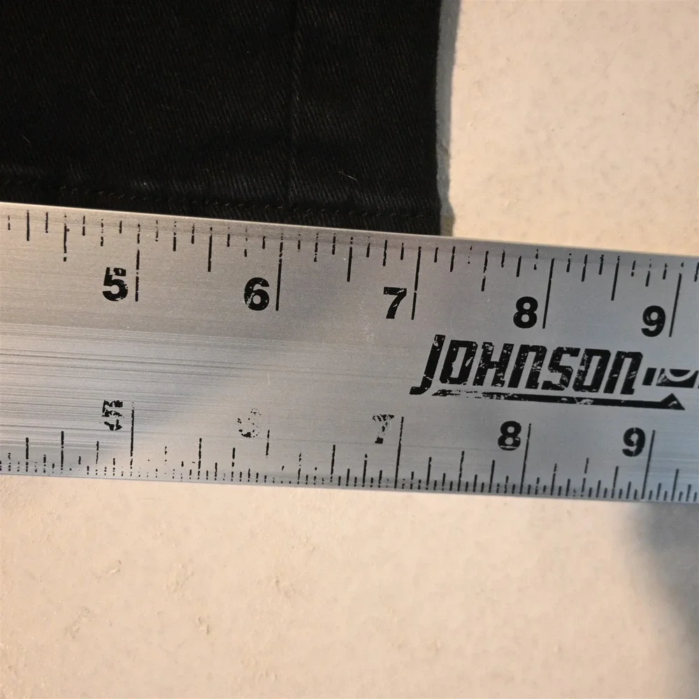Hudson 34x34 Blake Slim Straight Black‎ Stretch Denim Mens Jeans